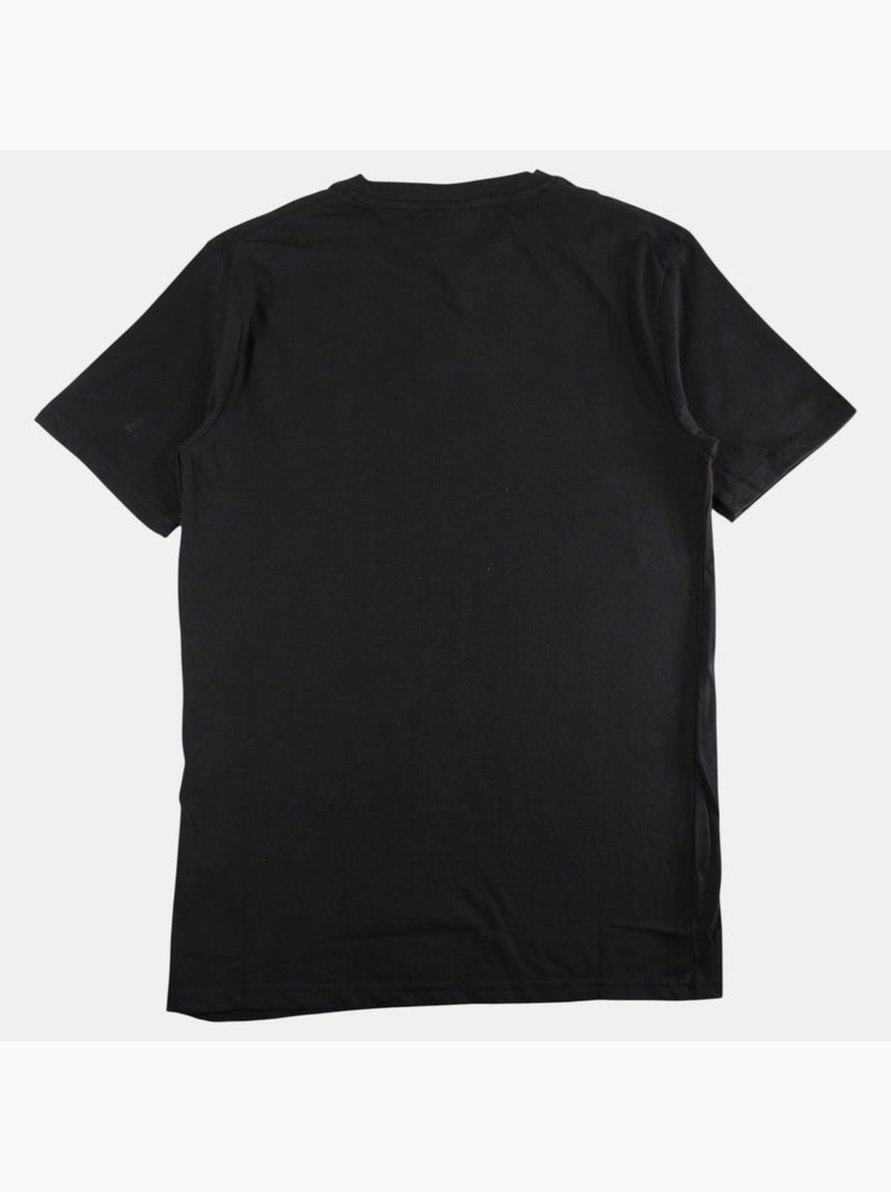 Ellesse - t-shirt manches courtes imprimé, col rond Noir - Kiabi