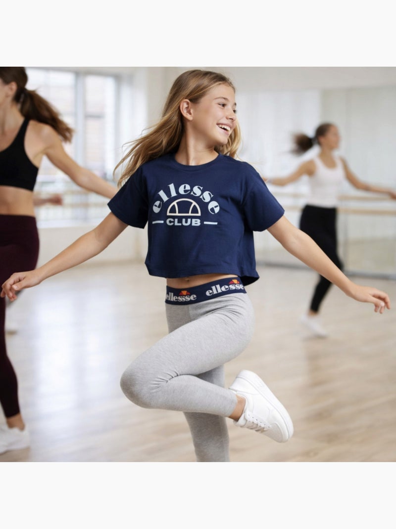 Ellesse - Top avec legging et brassière fille Gris - Kiabi