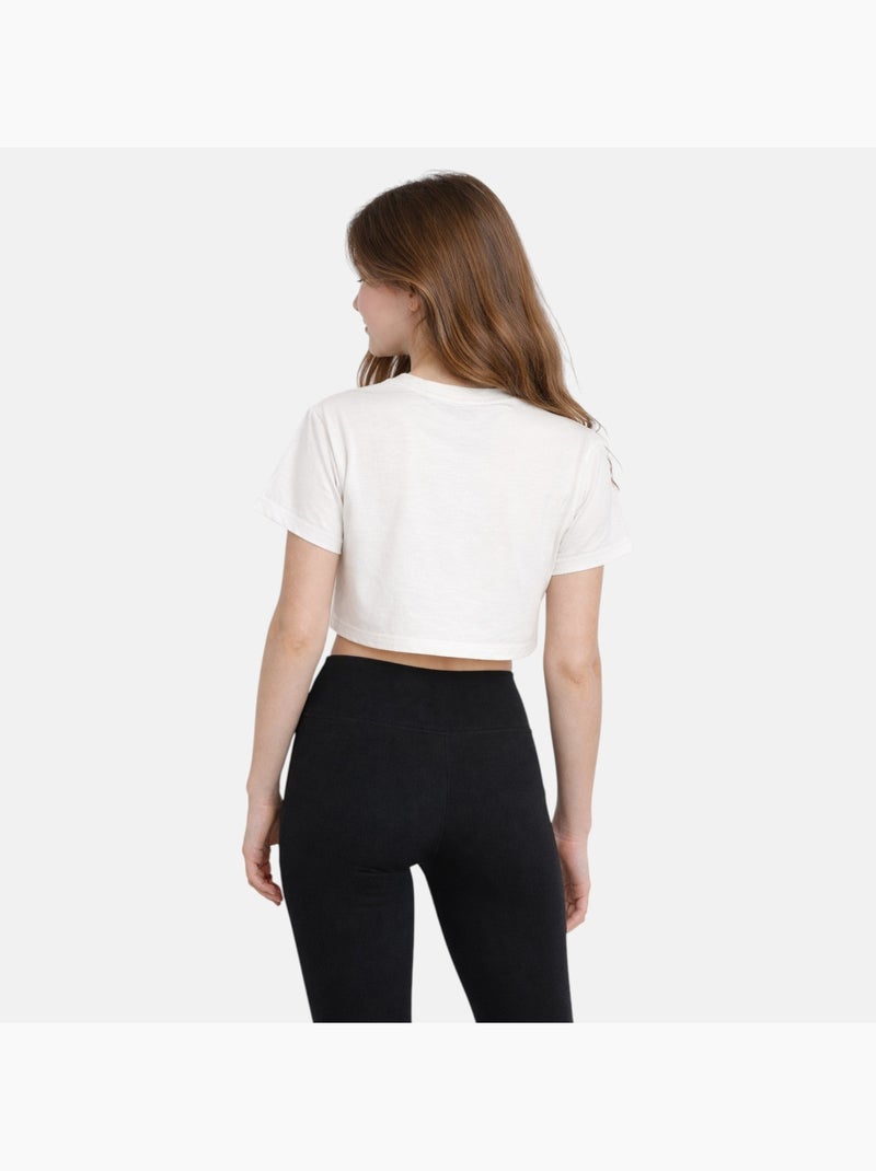 Ellesse - Top manches courtes Fille avec imprimé Blanc - Kiabi