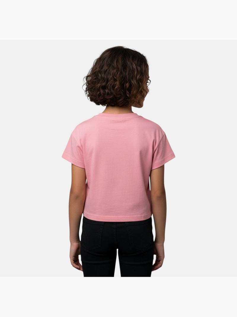 Ellesse - Top manches courtes Fille avec imprimé Rose - Kiabi