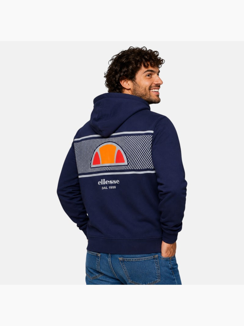 Ellesse - veste zippée à capuche, manches longues Bleu marine - Kiabi