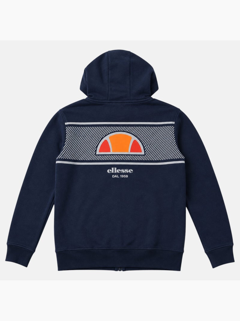 Ellesse - veste zippée à capuche, manches longues Bleu marine - Kiabi