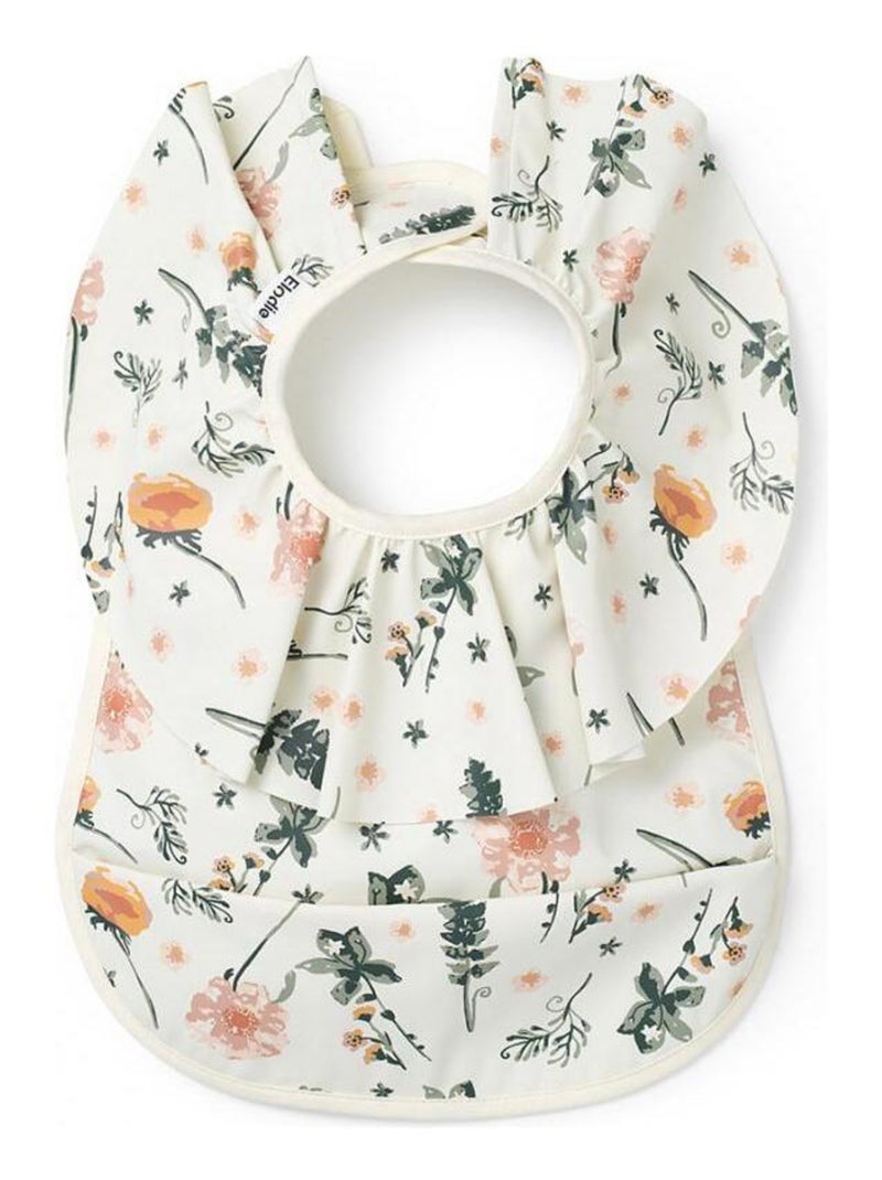 Elodie Details - Bavoir à poche fleur Meadow Blossom Rose - Kiabi