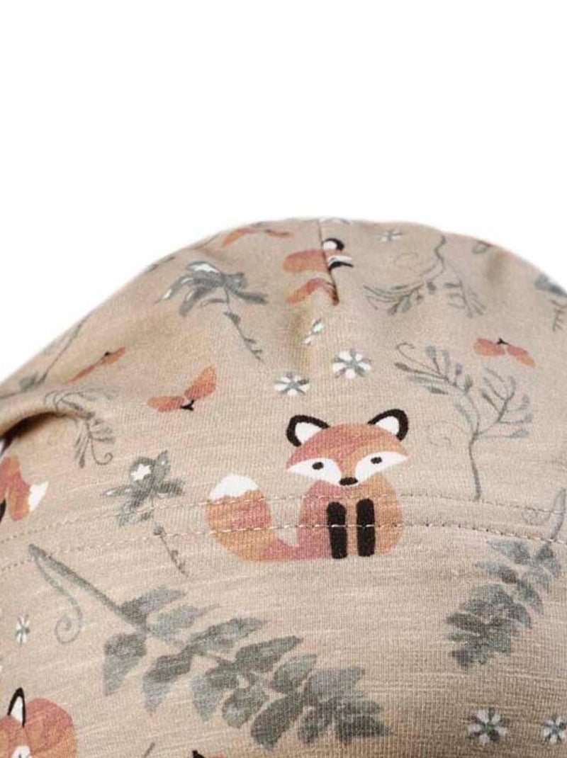 Elodie Details - Bonnet d'automne en coton Nordic Woodland Marron - Kiabi