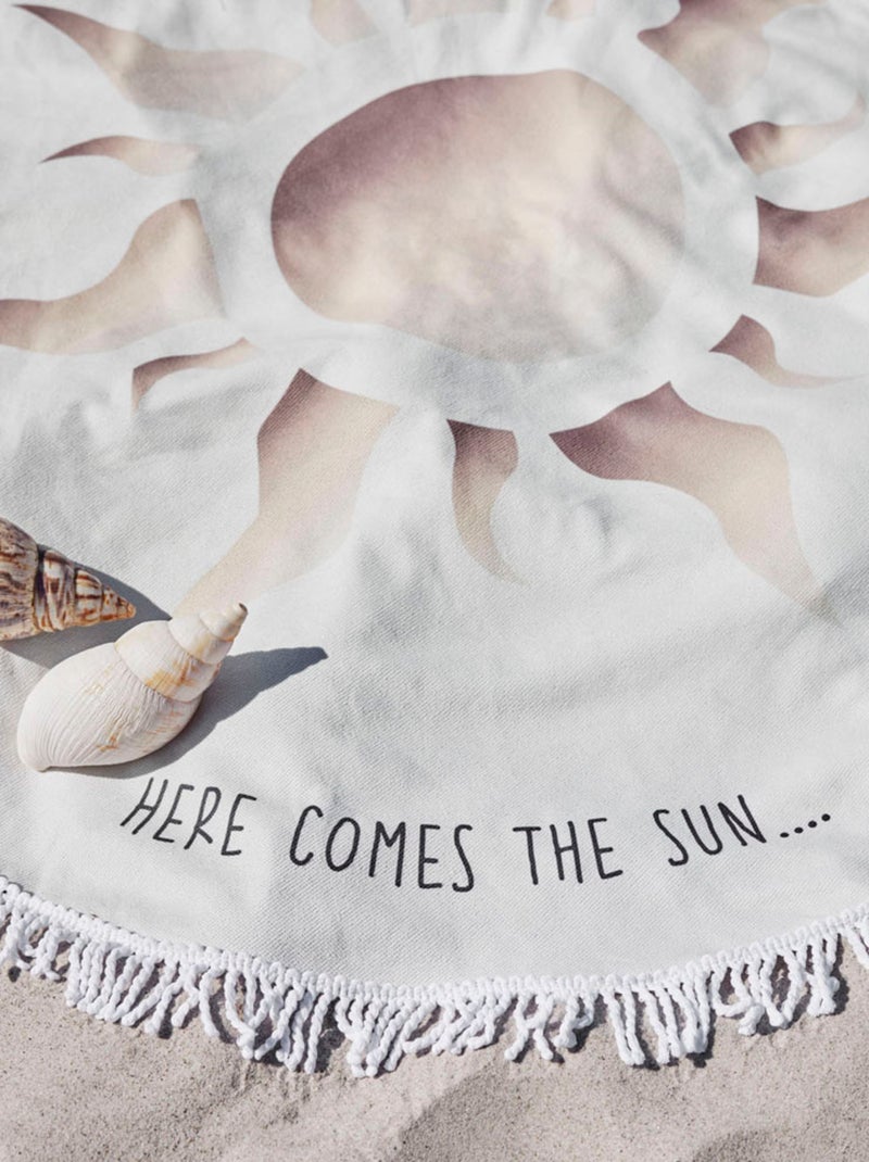 Elodie Details - Couverture de pique-nique pour bébé (120 cm) Ecru - Kiabi