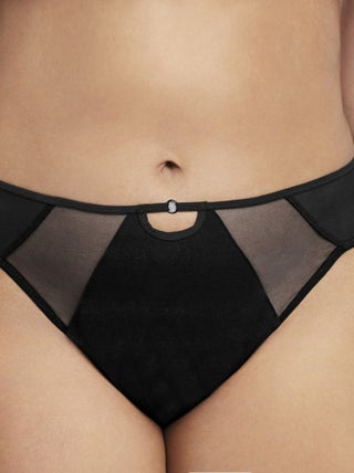 Elomi - Culotte grande taille avec empiècements transparents Sachi