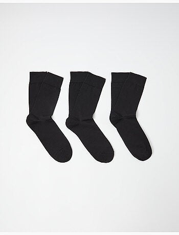 Emballez 3 paires de chaussettes riches en coton, MO Fashion