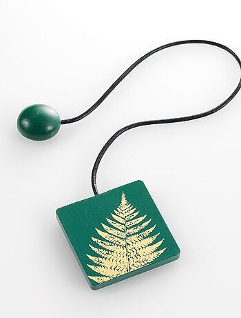 1 Embrasse aimantee Lisette or bordeaux