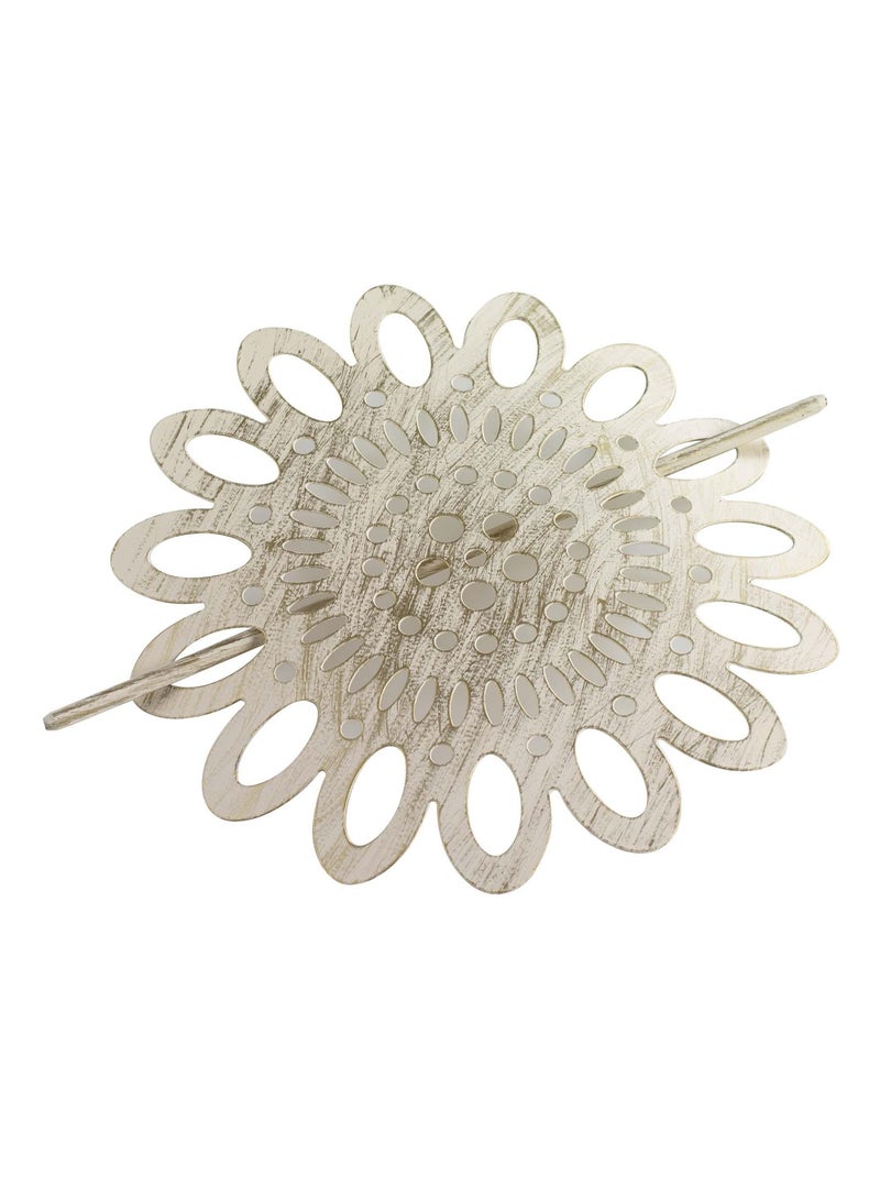 Embrasse Bicolore Mandie blanc/or Blanc - Kiabi