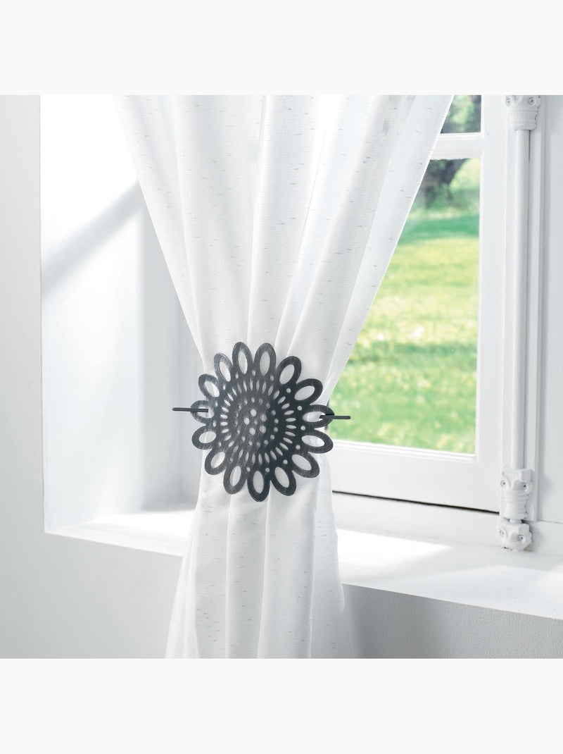Embrasse Bicolore Mandie gris/argent Argent - Kiabi
