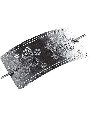 Embrasse Bicolore Papillon Gris argent