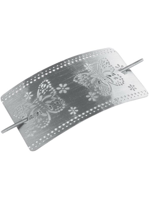 Embrasse Bicolore Papillon Gris argent - Kiabi