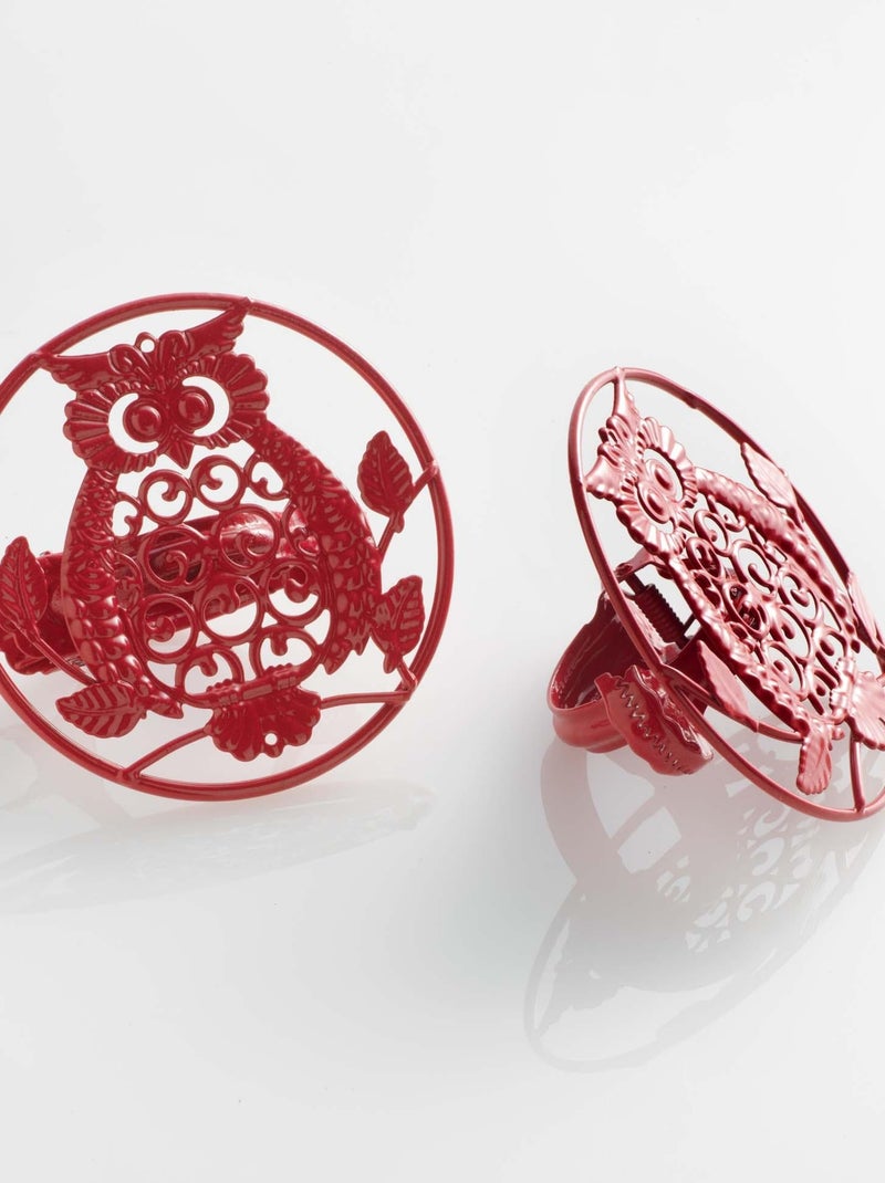 Embrasses pince métal Collection Jolie Chouette Noir - Kiabi