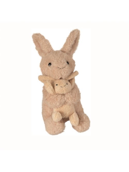 Emile le lapin en peluche et son bébé - Kiabi