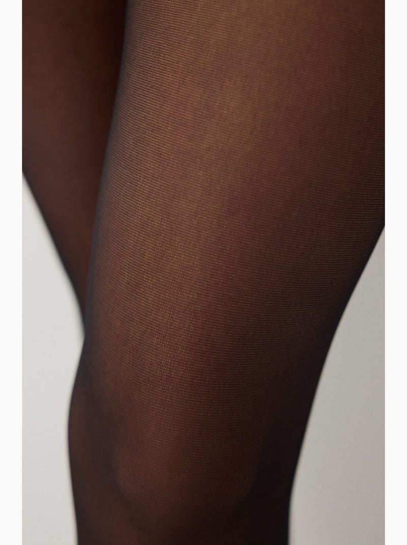 Emilia bas porte-jarretelles penti Noir - Kiabi