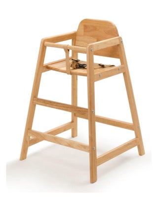 Emma Chaise haute empilable en bois