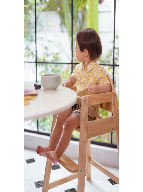 Emma Chaise haute empilable en bois - Kiabi