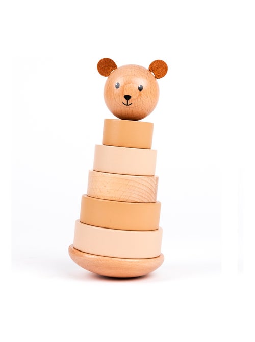 Empilable en bois Ours Marcel - Kiabi