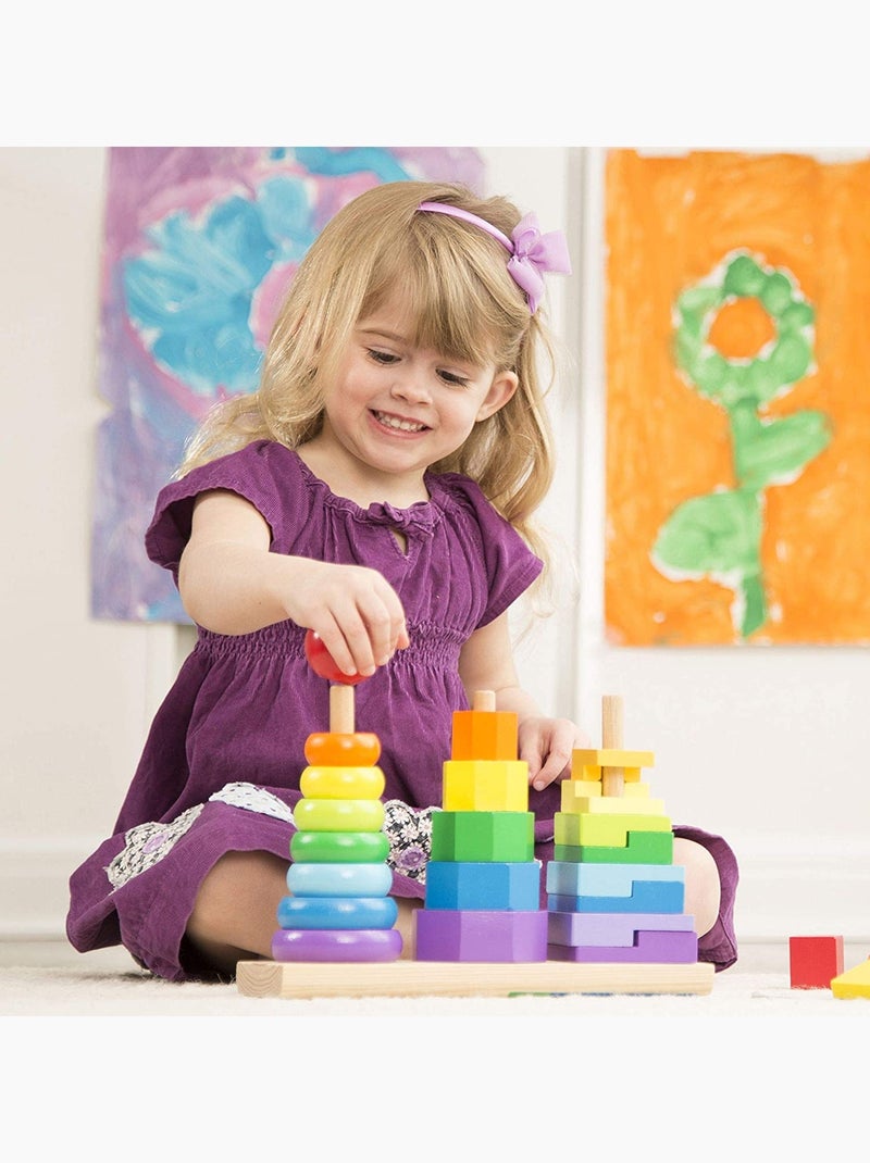 Empilable géométrique Rouge - Kiabi