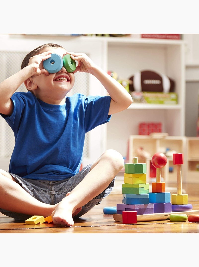 Empilable géométrique Rouge - Kiabi