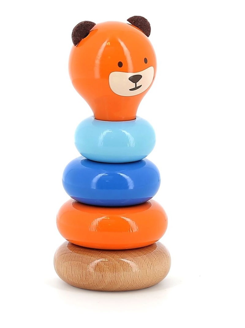 Empilable Marcel l'ours Orange - Kiabi