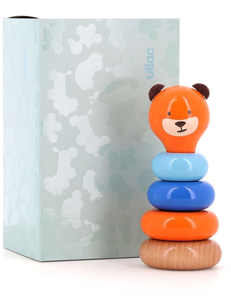 Empilable Marcel l'ours Orange - Kiabi