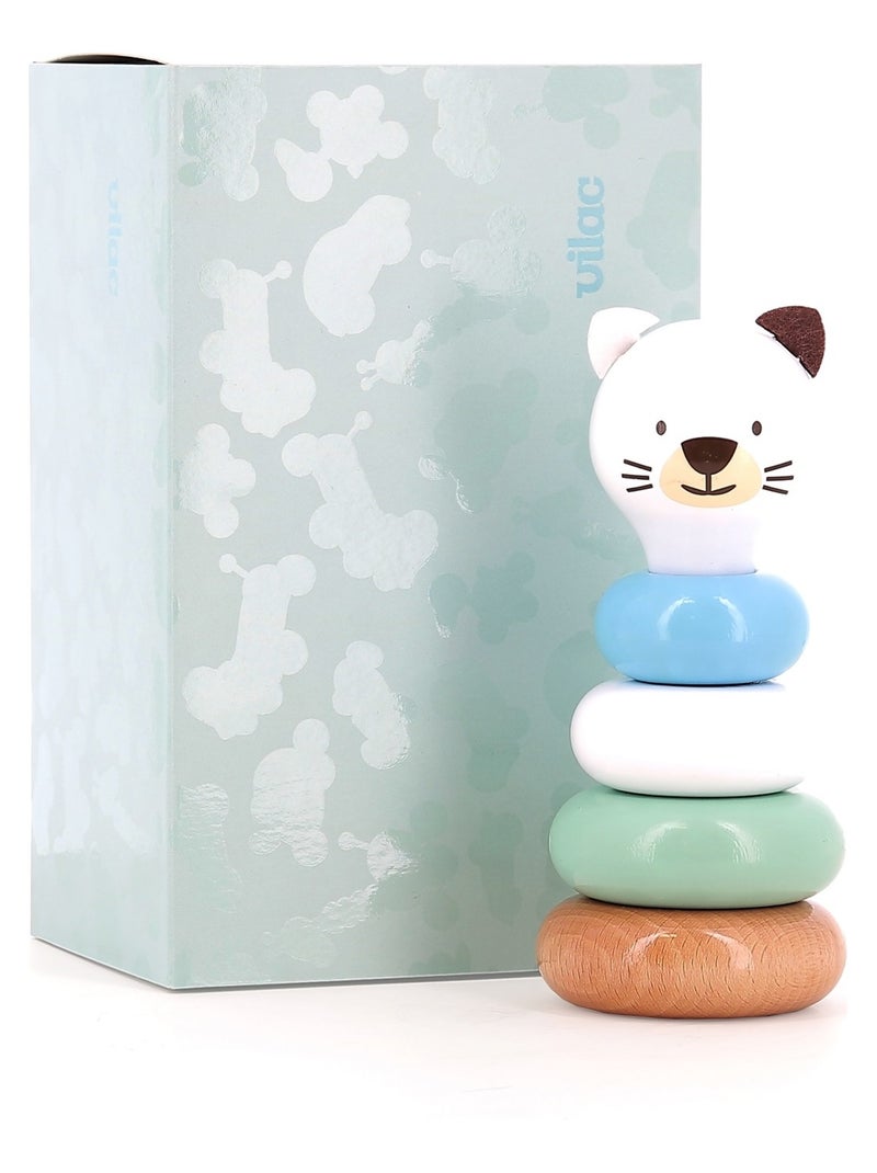 Empilable Mariette la minette Blanc - Kiabi