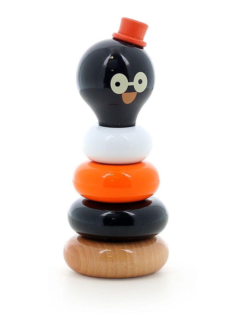 Empilable René le pingouin Noir - Kiabi