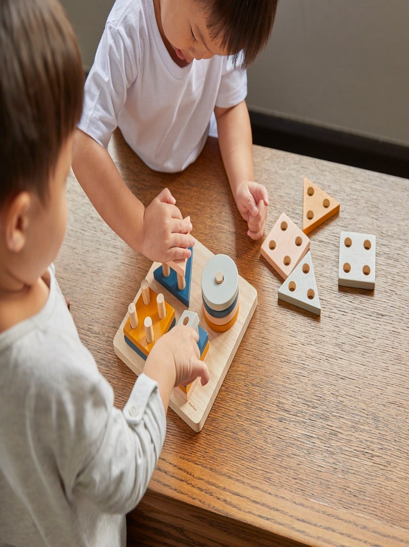 Empilages géométriques Tendresse Beige - Kiabi