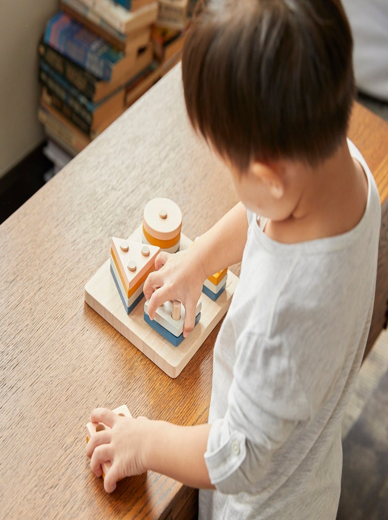 Empilages géométriques Tendresse Beige - Kiabi