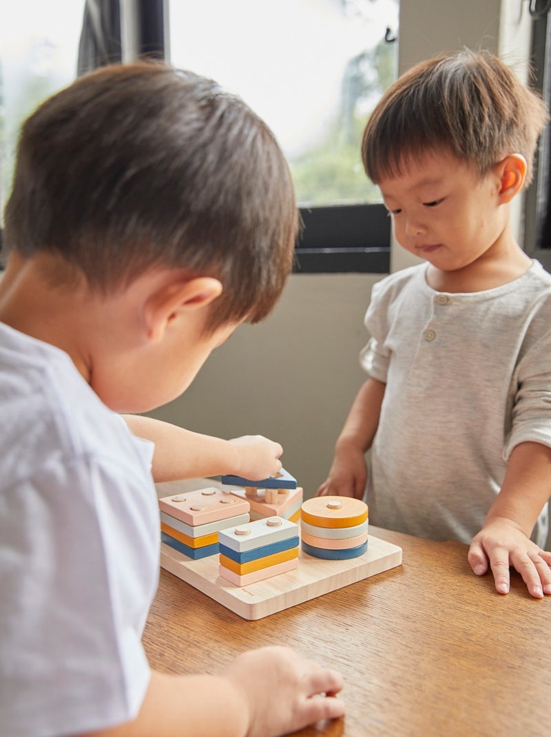 Empilages géométriques Tendresse Beige - Kiabi