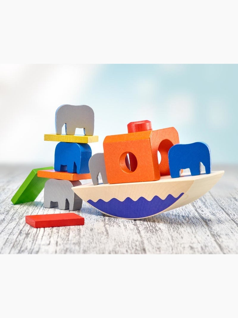 Empil'eléphants jeu d'équilibre Bleu - Kiabi