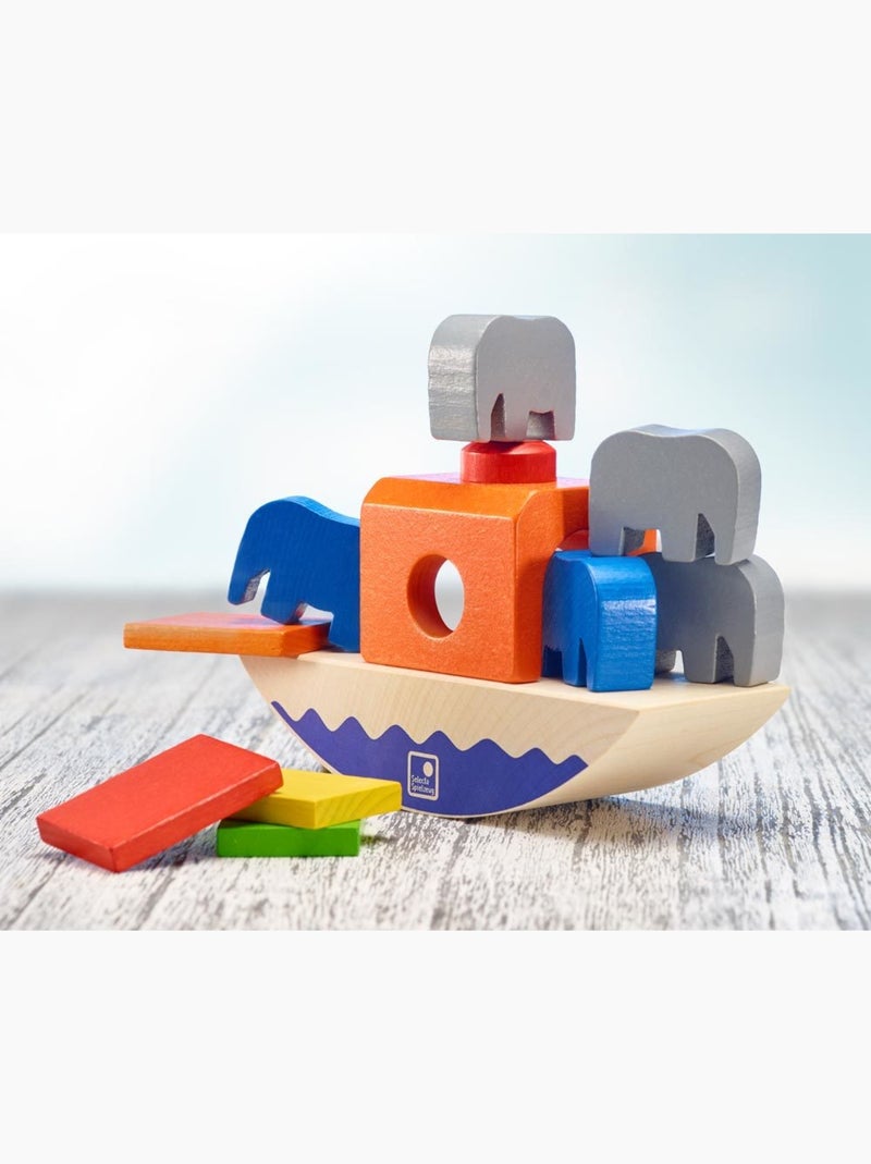 Empil'eléphants jeu d'équilibre Bleu - Kiabi