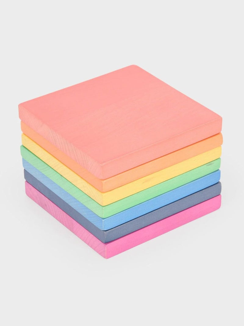 Empileur de forme en bois arc-en-ciel Multicolore - Kiabi