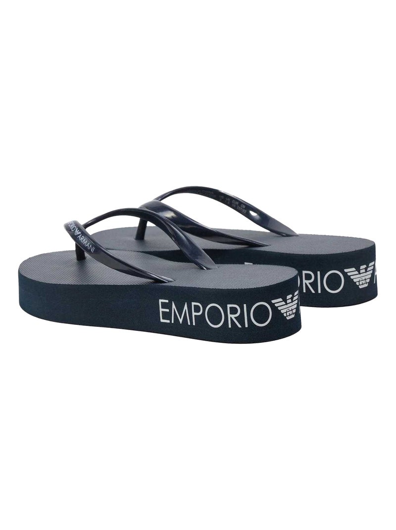 Emporio Armani - Tongs Bleu marine - Kiabi