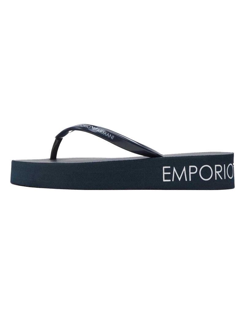 Emporio Armani - Tongs Bleu marine - Kiabi