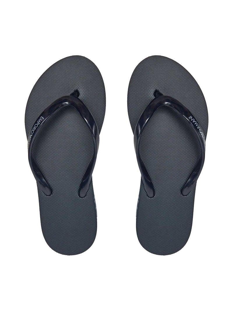 Emporio Armani - Tongs Bleu marine - Kiabi