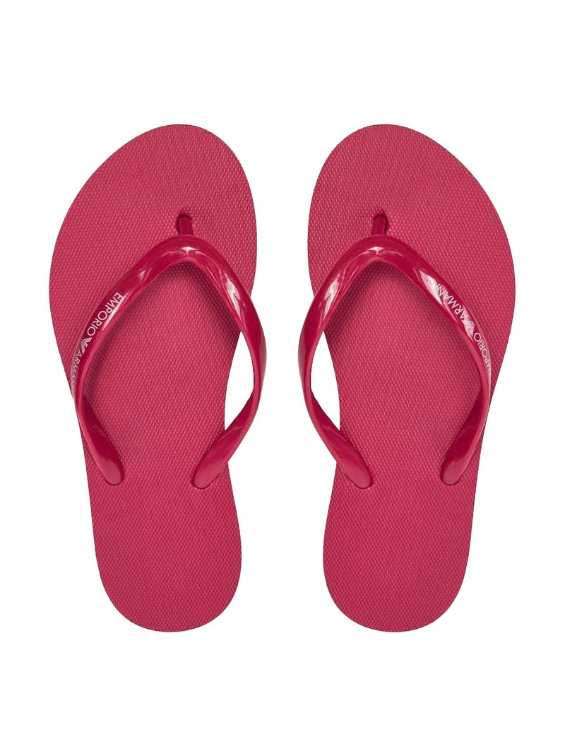 Emporio Armani - Tongs Rouge cerise - Kiabi