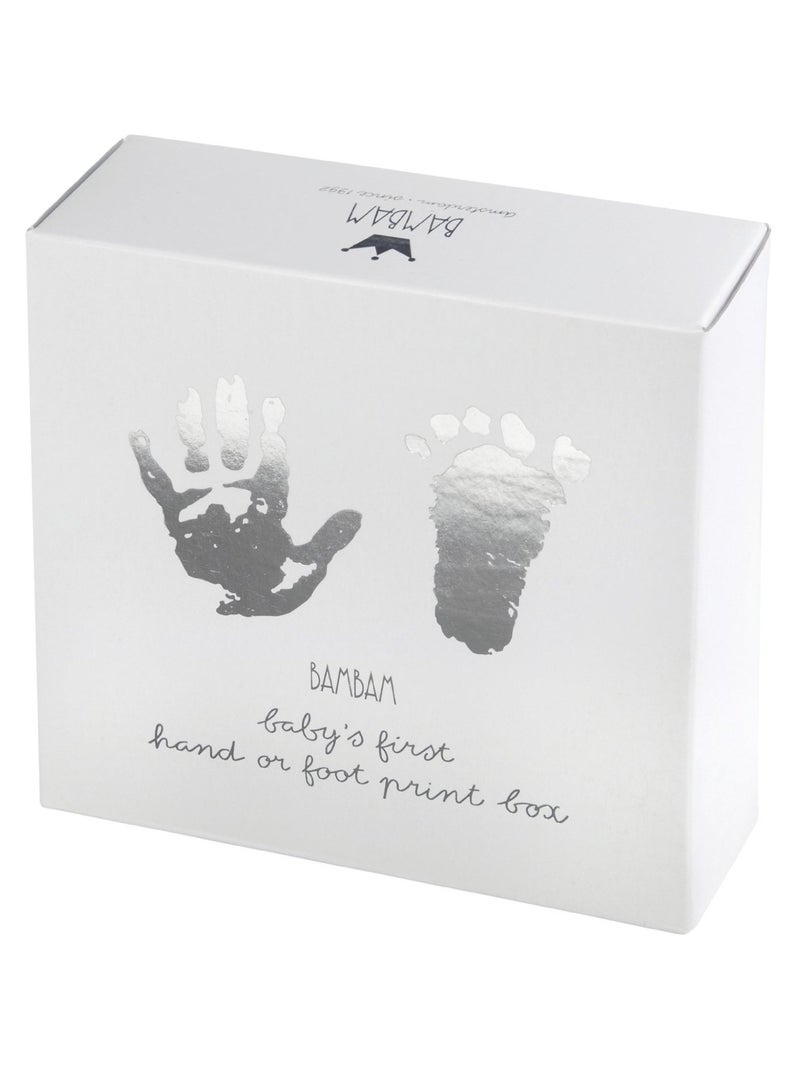 Empreinte pieds et mains Blanc - Kiabi
