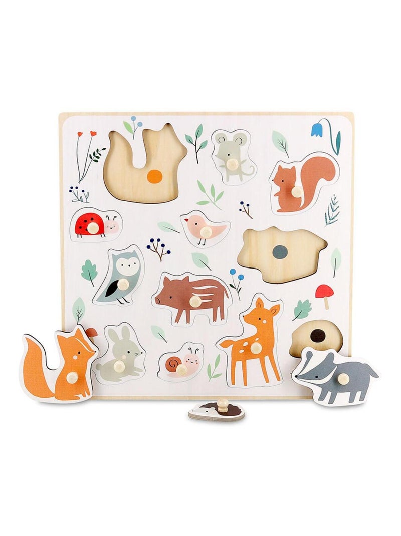 Encastrement en bois Animaux de la forêt N/A - Kiabi