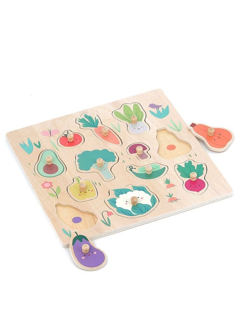 Encastrement en bois Légumes du jardin - Kiabi
