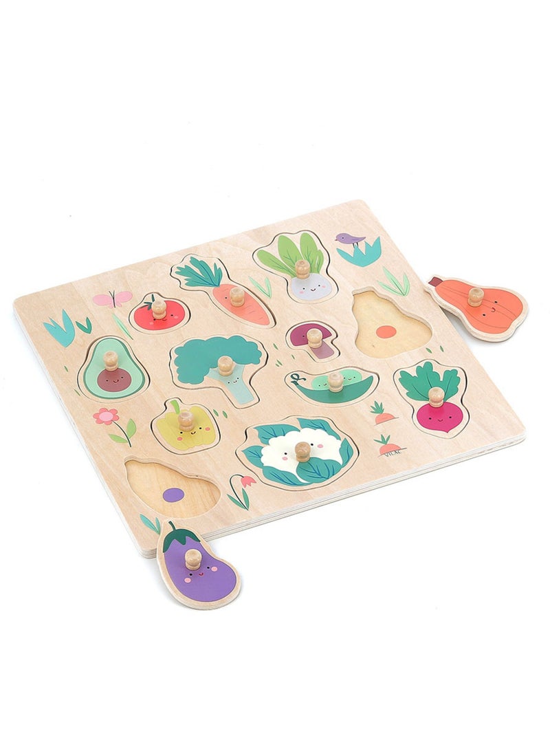 Encastrement en bois Légumes du jardin N/A - Kiabi