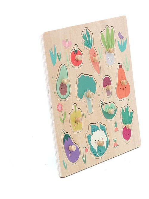 Encastrement en bois Légumes du jardin - Kiabi