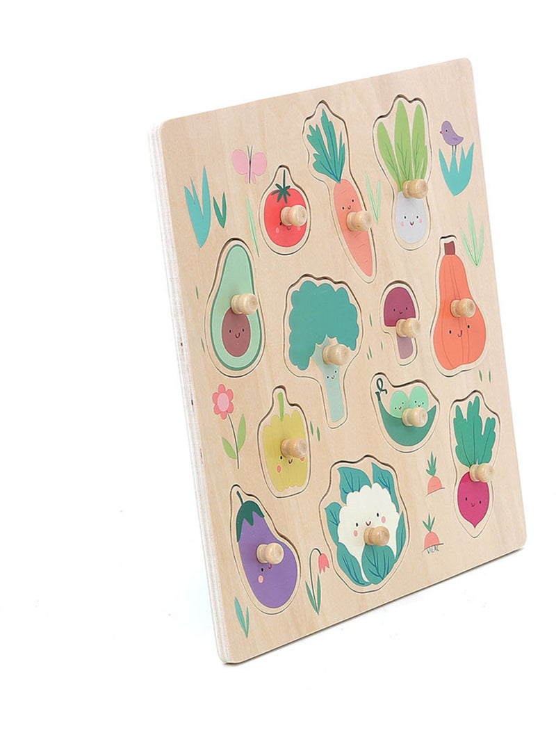 Encastrement en bois Légumes du jardin N/A - Kiabi