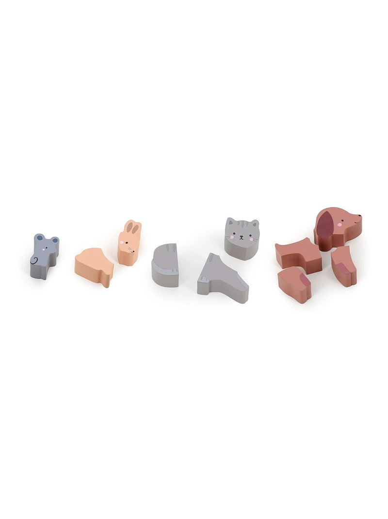 Encastrement J’apprends à compter les animaux Blanc - Kiabi