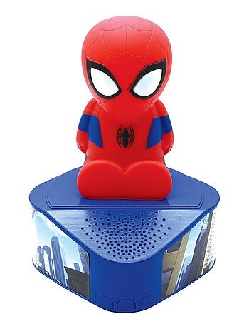 Enceinte Bluetooth avec figurine lumineuse de Spiderman