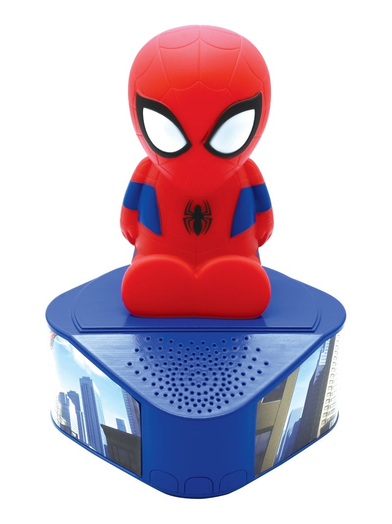 Enceinte Bluetooth avec figurine lumineuse de Spiderman Bleu - Kiabi