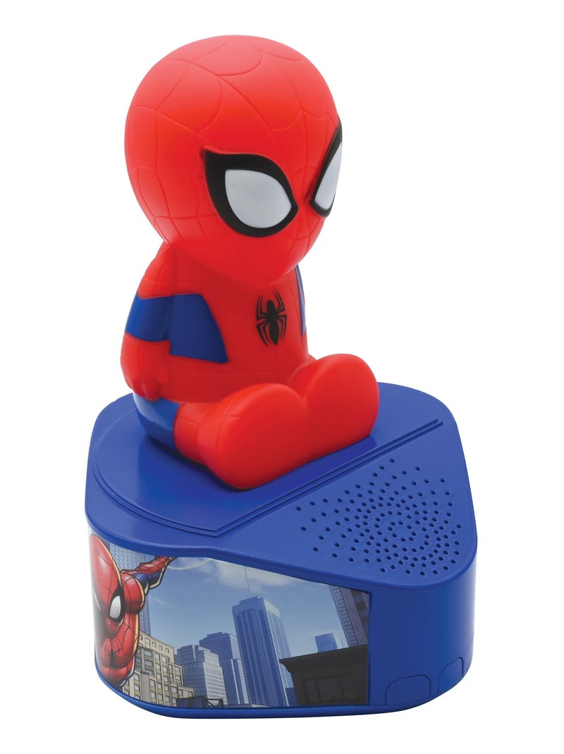 Enceinte Bluetooth avec figurine lumineuse de Spiderman Bleu - Kiabi