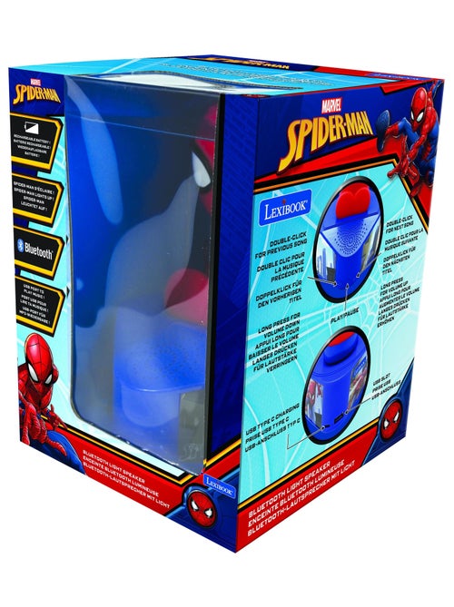 Enceinte Bluetooth avec figurine lumineuse de Spiderman - Kiabi