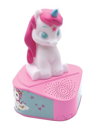 Enceinte Bluetooth avec figurine lumineuse Licorne